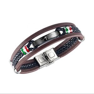 Padre nuestro engraved bracelet